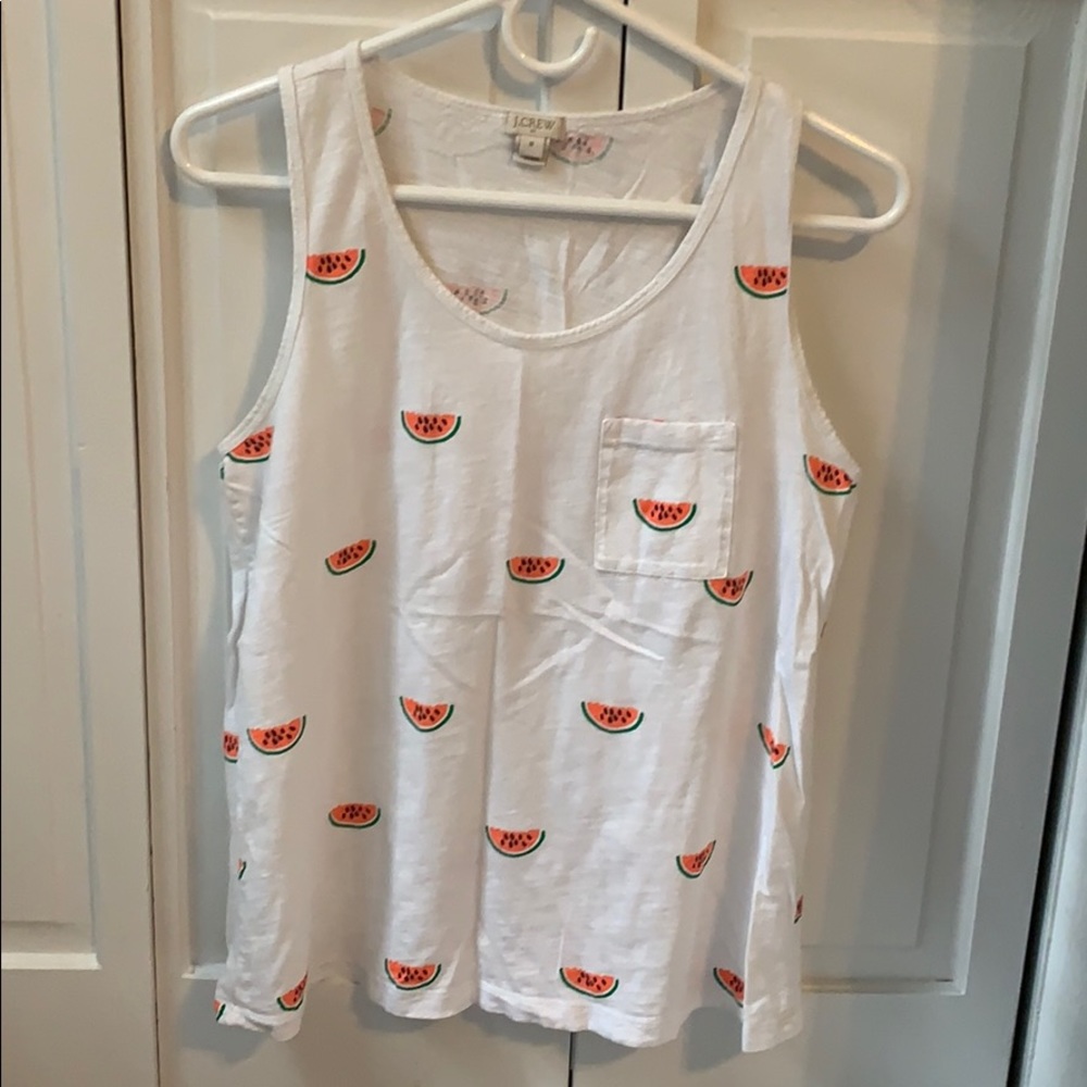 J. Crew sz M watermelon tank top